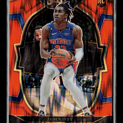2023 Panini Select Jaden Ivey #87 Orange Prizm RC
