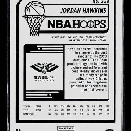 2023 Panini NBA Hoops Jordan Hawkins #269 Purple RC