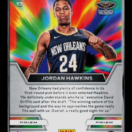 2023 Panini Prizm Basketball Jordan Hawkins #13 Instant Impact RC