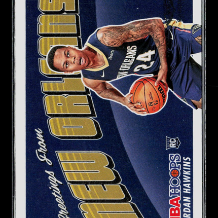 2023 Panini Hoops Rookie Greetings Jordan Hawkins #4 RC