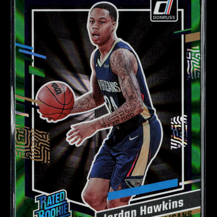 2023 Panini Donruss Jordan Hawkins #219 Green Laser