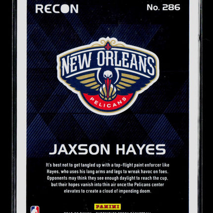 2020 Panini Chronicles Recon Jaxson Hayes #286 RC