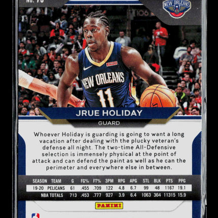 2021 Panini Prizm Jrue Holiday #75 Red White Blue