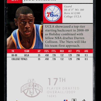 2009 Upper Deck Jrue Holiday #217