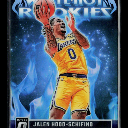2024 Panini Donruss Optic White Hot Rookies Jalen Hood-Schifino #6 Prizm