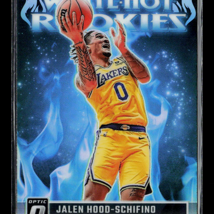 2024 Donruss Optic White Hot Rookies Jalen Hood-Schifino #6 Prizm