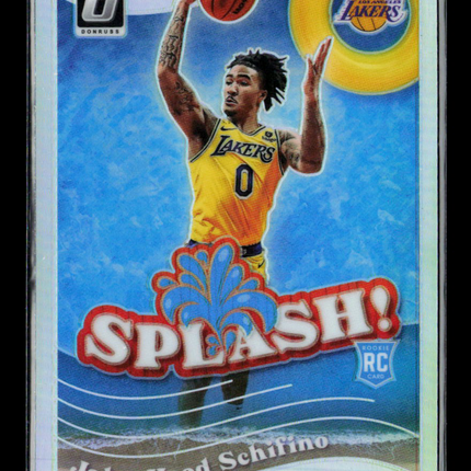 2024 Donruss Optic Splash Jalen Hood-Schifino #14 RC
