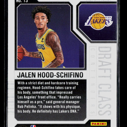 2024 Panini Contenders Draft Class Jalen Hood-Schifino #13