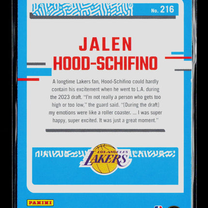 2023 Panini Donruss Jalen Hood-Schifino #216
