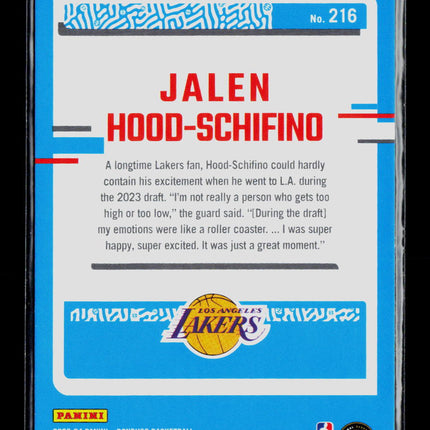 2023 Panini Donruss Jalen Hood-Schifino #216