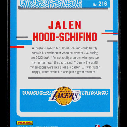 2023 Panini Donruss Jalen Hood-Schifino #216