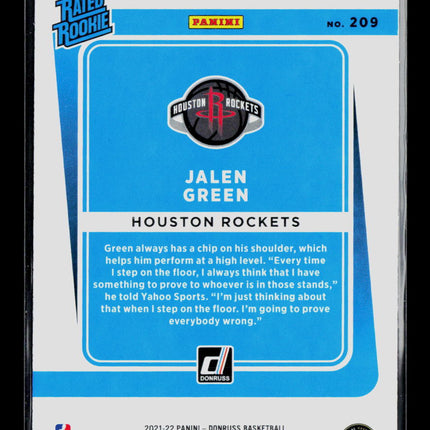2021 Panini Donruss Jalen Green #209
