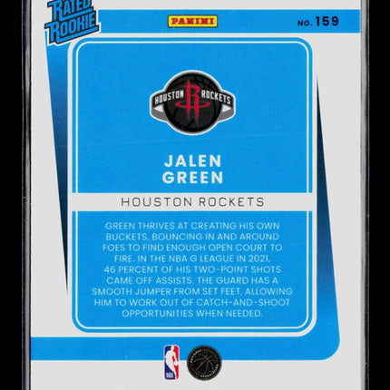 2022 Panini Donruss Optic Jalen Green #159