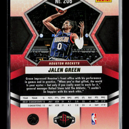 2022 Panini Mosaic Jalen Green #206 RC