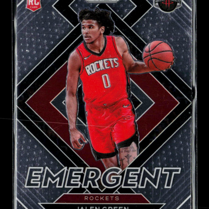 2021 Panini Prizm Emergent Jalen Green #15 RC