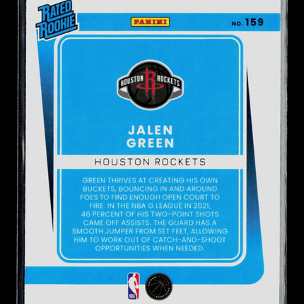 2022 Panini Donruss Optic Jalen Green #159