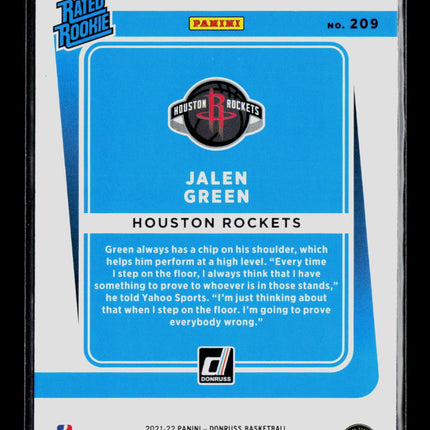 2021 Donruss Jalen Green #209