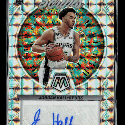 2023 Panini Mosaic Scripts Jordan Hall #RS-HAL RC Auto