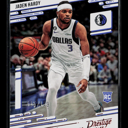 2023 Panini Chronicles Prestige Basketball Jaden Hardy #55 RC 145/149