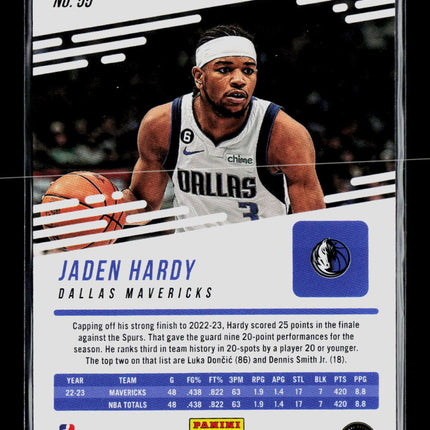 2023 Panini Chronicles Prestige Basketball Jaden Hardy #55 RC 145/149