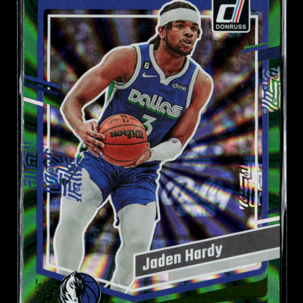 2023 Panini Donruss Jaden Hardy #196 Green Laser