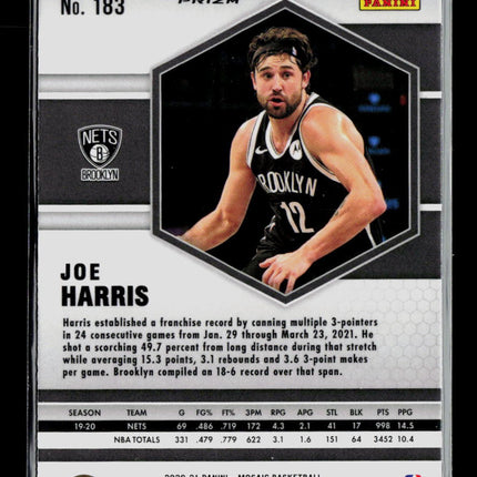 2021 Panini Mosaic Joe Harris #183 Yellow