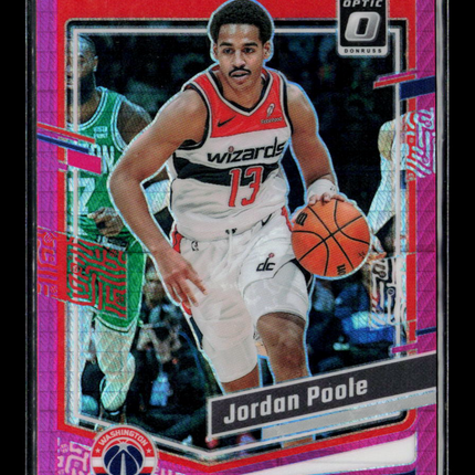 2024 Panini Donruss Optic Jordan Poole #93 Pink Velocity