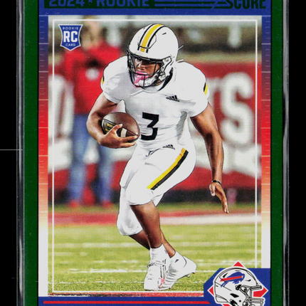 2024 Panini Score Football Frank Gore Jr. #395 Green RC