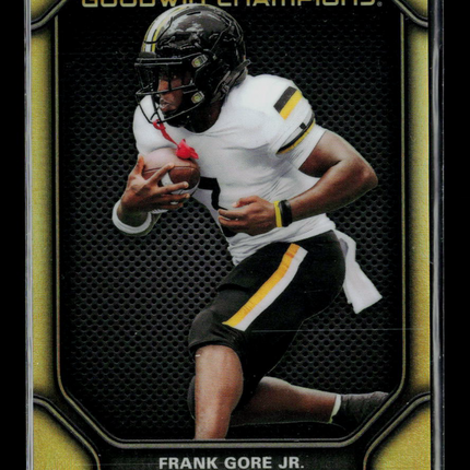 2024 Upper Deck Goodwin Champions Frank Gore Jr. #P88 Black and Gold 42/50