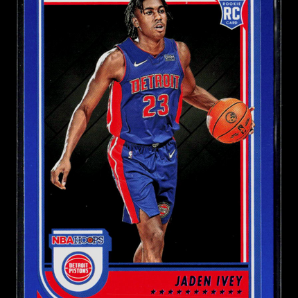 2022 Panini NBA Hoops Jaden Ivey #235 Blue RC