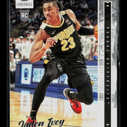 2022 Panini Chronicles Luminance Draft Picks Jaden Ivey #37 RC
