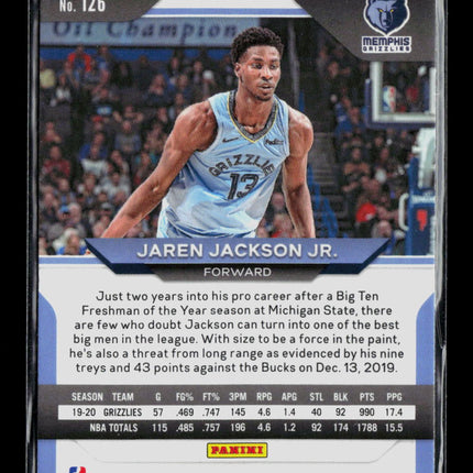 2021 Panini Prizm Jaren Jackson Jr. #126 Red White Blue