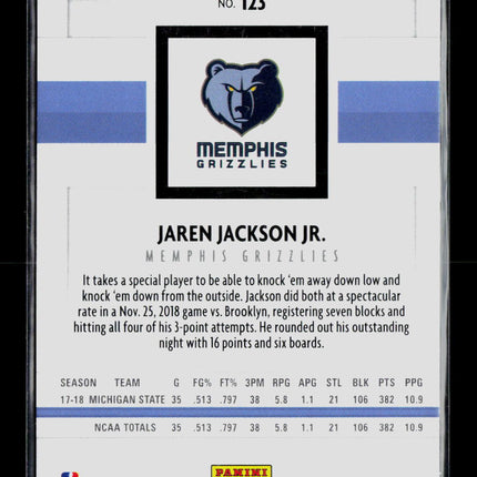 2019 Panini Chronicles Jaren Jackson Jr. #123 RC