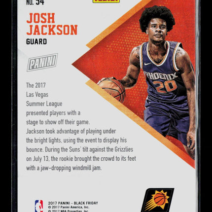 2017 Panini Black Friday Josh Jackson #54 RC 295/399