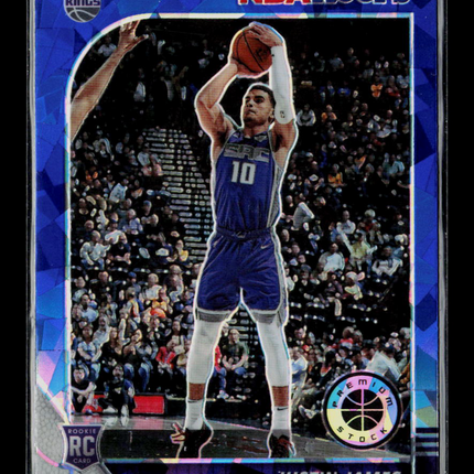 2020 Panini NBA Hoops Premium Stock Justin James #244 Blue  Ice RC