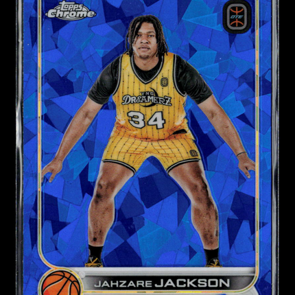 2024 Topps Chrome OTE Jahzare Jackson #54 Blue Sapphire