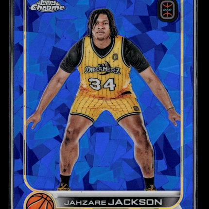 2024 Topps Chrome OTE Jahzare Jackson #54 Blue Sapphire