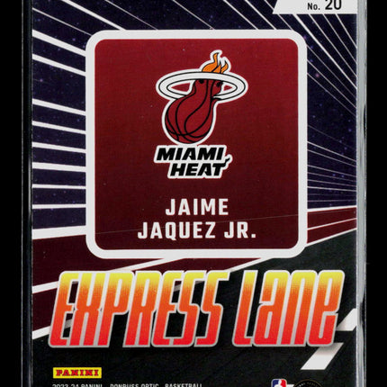 2024 Donruss Optic Express Lane Jaime Jaquez Jr. #20 RC