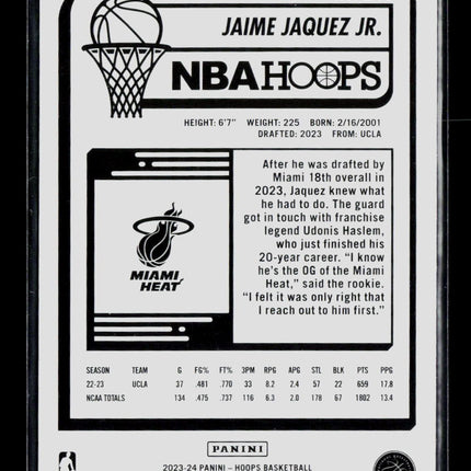 2023 Panini NBA Hoops Jaime Jaquez Jr. #249 RC