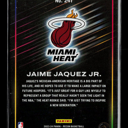 2024 Panini Recon Jaime Jaquez Jr. #241 RC