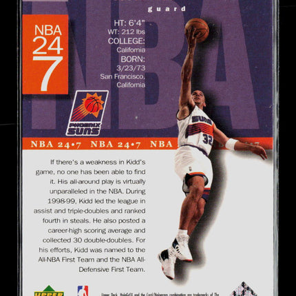 1999 Upper Deck HoloGrFX NBA 24/7 Jason Kidd #N13