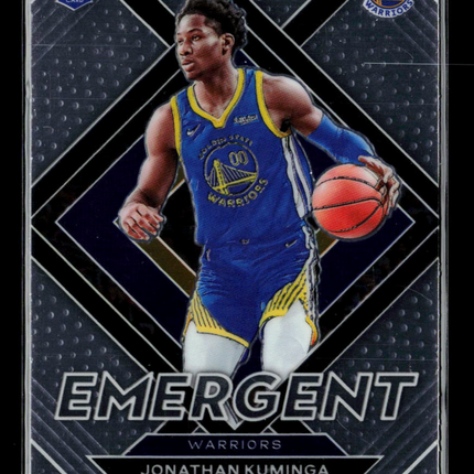 2021 Panini Prizm Emergent Jonathan Kuminga #5 RC
