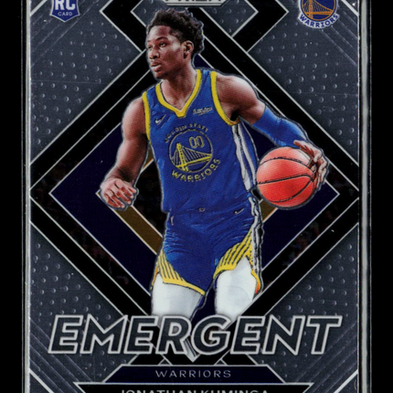 2021 Panini Prizm Emergent Jonathan Kuminga #5 RC