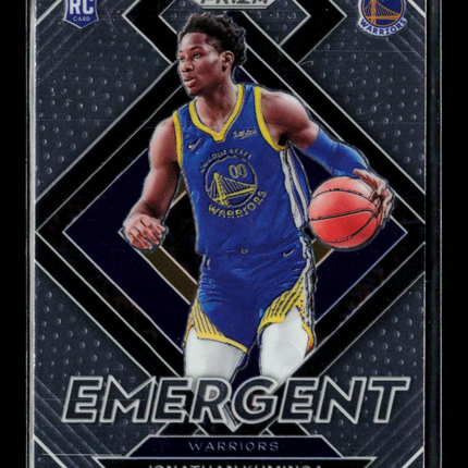 2021 Panini Prizm Emergent Jonathan Kuminga #5 RC