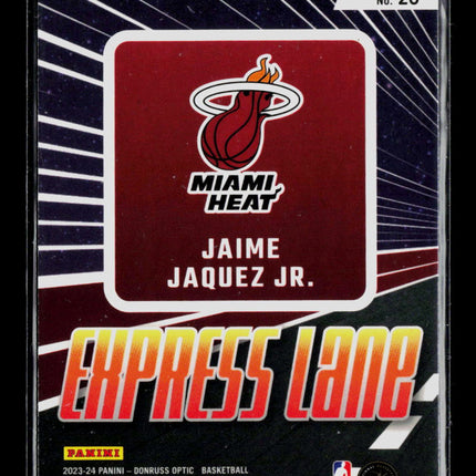2024 Panini Donruss Optic Express Lane Jaime Jaquez Jr. #20 RC