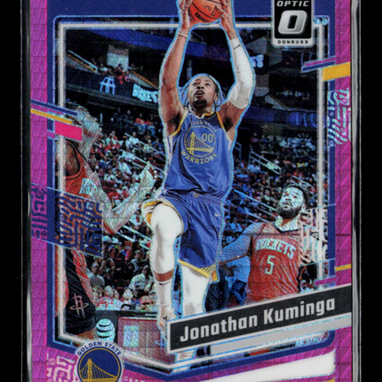 2024 Panini Donruss Optic Jonathan Kuminga #143 Pink Hyper