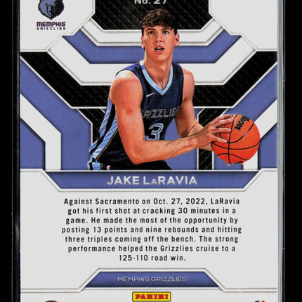 2023 Panini Prizm Emergent Jake LaRavia #27