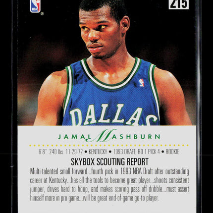 1994 SkyBox Jamal Mashburn #215