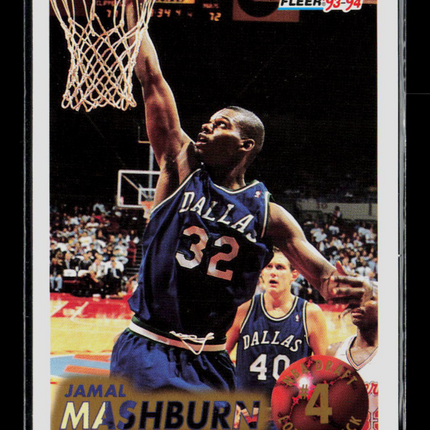 1993 Fleer Jamal Mashburn #4 of 11