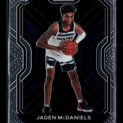 2021 Panini Prizm Jaden McDaniels #277 RC